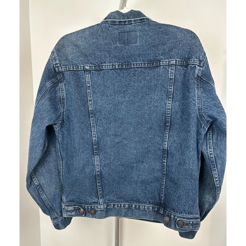 VINTAGE GAP Pioneer Jean Jacket Adult Size M Denim Trucker Rancher Medium Wash - Picture 4 of 4